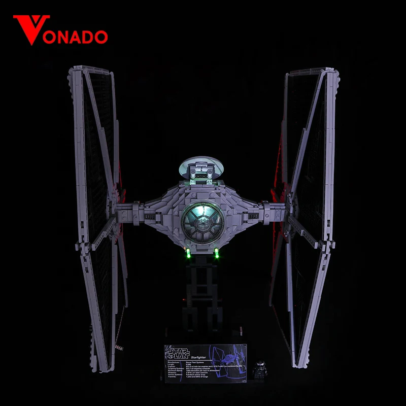 

LED light for lego 75095 Compatible 05036 Star Wars UCS TIE Fighter Building Blocks Bricks Toys (only light with Battery box)