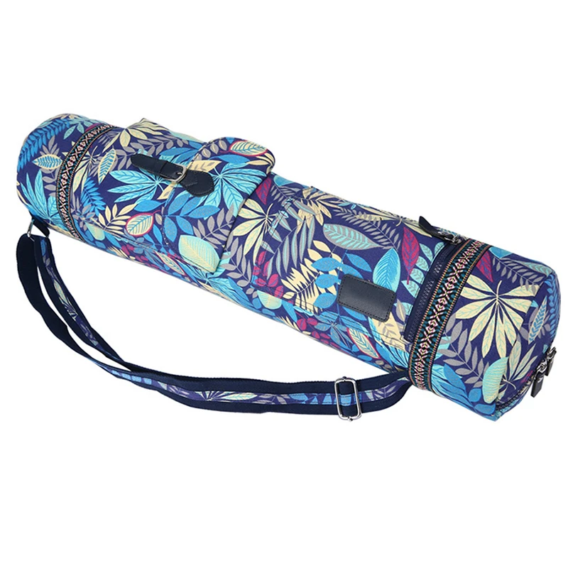 71x17 cmYoga Mat Bag Carrier Durable Canvas Cotton Yoga Backpack Yoga Bag Carry Strap Drawstring Bags Pilates Mat Bag