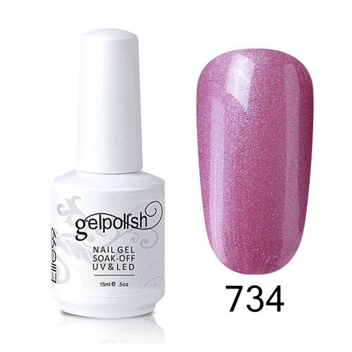 Elite99 15 пилка для ногтей стойкий Гель-лак для полировки ультрафиолетовая и Светодиодная лампа лак для ногтей DIY лак для ногтей инструменты для маникюра - Цвет: GNS734