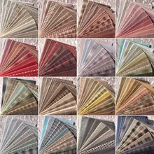 23x33cm polychromatic the cheapest Japanese first dye washed fabric stitching dol DIY fabric plaid cotton doll cloth D30