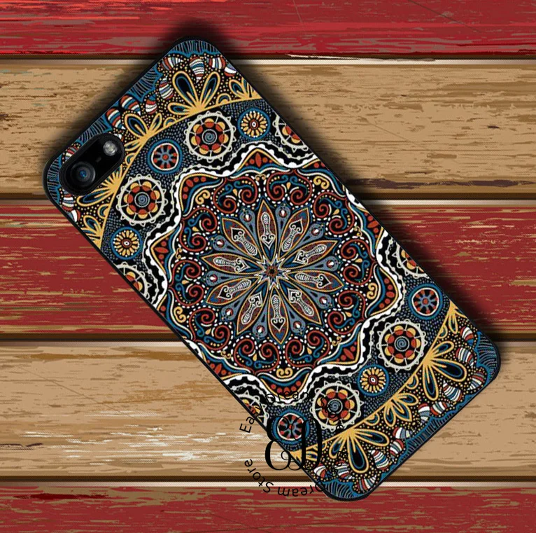 Floral Flower Mandala cover case for iphone 11 12 pro X XR XS Max 6 7 8 plus Samsung S10 S20 s8 s9 note 9 10 | Мобильные телефоны и