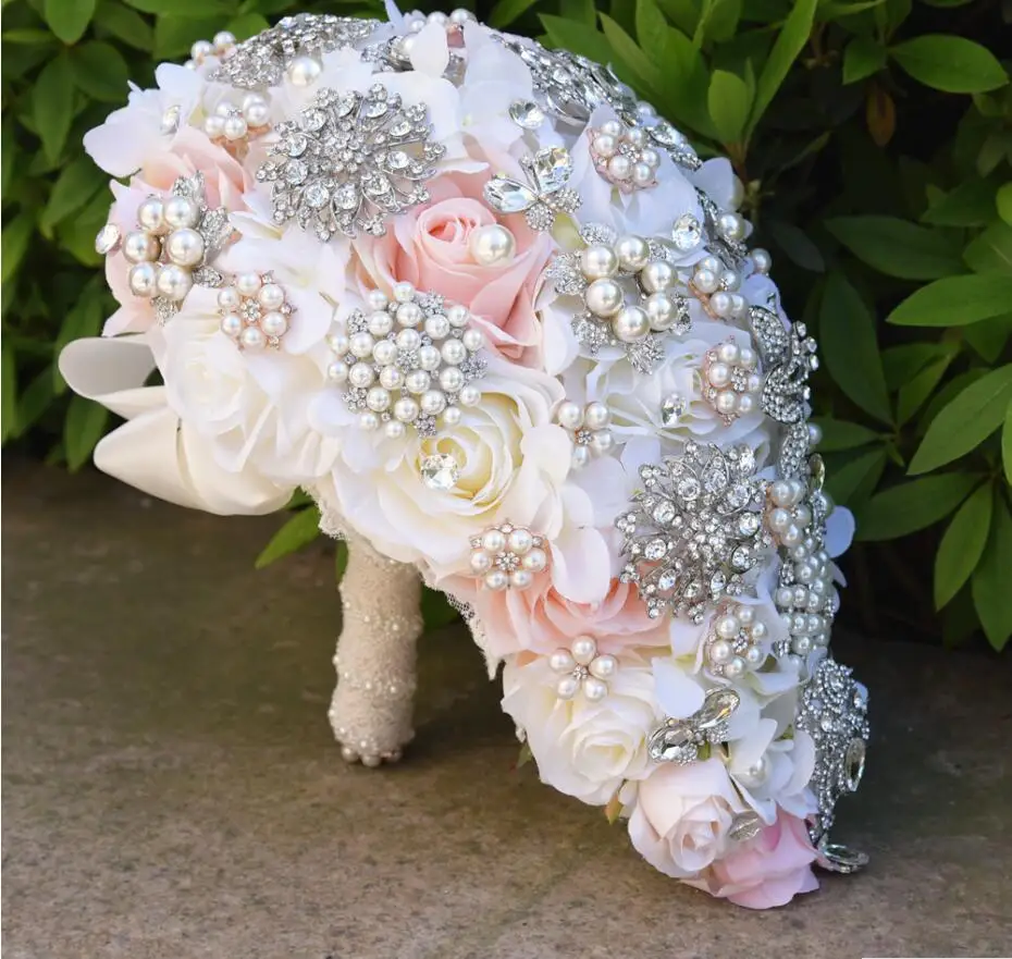 Brides,Bridesmaids,Flower girls Wedding bouquets Butterflies/pearls All colours 