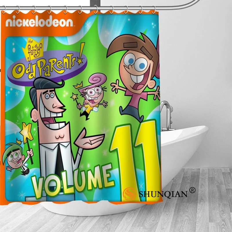 High Quality Custom The Fairly OddParents Shower Curtains Polyester