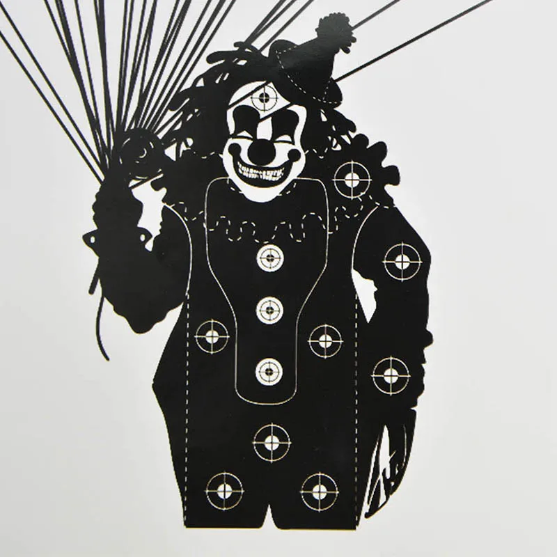 20pcs archery target paper 4 types zombie clown shooting practice arrowhead field point aim paper aliexpress sports entertainment