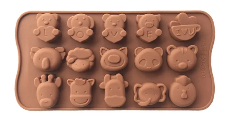 Cartoon Animal shape chocolate mold