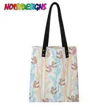 Бесшумные дизайнерские сумки сумка для покупок женские экологически безопасные сумки с принтом животных Многоразовые школьные сумки для девочек