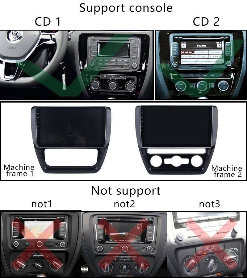 Dasaita 10," Android 9,0 Автомобильный gps радио плеер для VW Jetta 2011- с восьмиядерным 4 Гб+ 32 ГБ Авто Стерео Navi мультимедиа