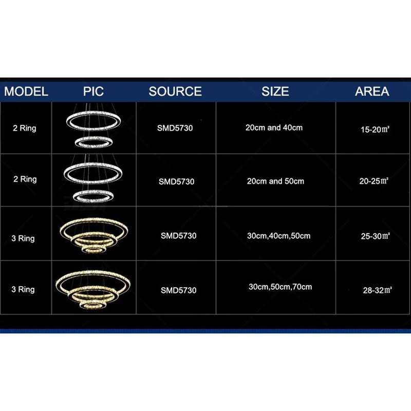 LukLoy, большое кольцо, светодиодный хрустальный подвесной светильник, для гостиной, ресторана, спальни, современное кольцо, для отеля, лобби, подвесной светильник, Fixtur