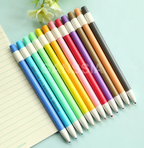 

12colors/set New arrival mechanical color pencils Kawaii school papelaria pencils gift Office material accessories (ss-1182)