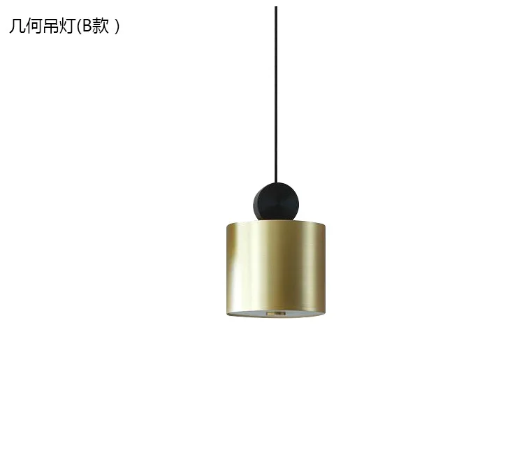 Postmodern Creative Nordic gold Living Room Corridor Restaurant Designer LED Pendant Lamps Bar Cafe Model Room Pendant Lights