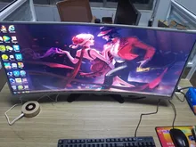 Original New Curved LCD panel M350DVR01.0 2K&144Hz&2000R with HDMI&DisplayProt controller board For DIY Acer Z35 Game PUBG LOL