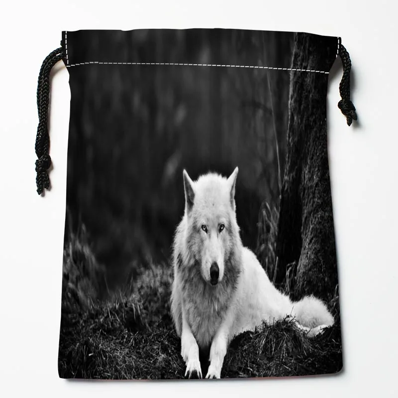 Best Wolves Wolf Drawstring Bags Custom Storage Printed Receive Bag