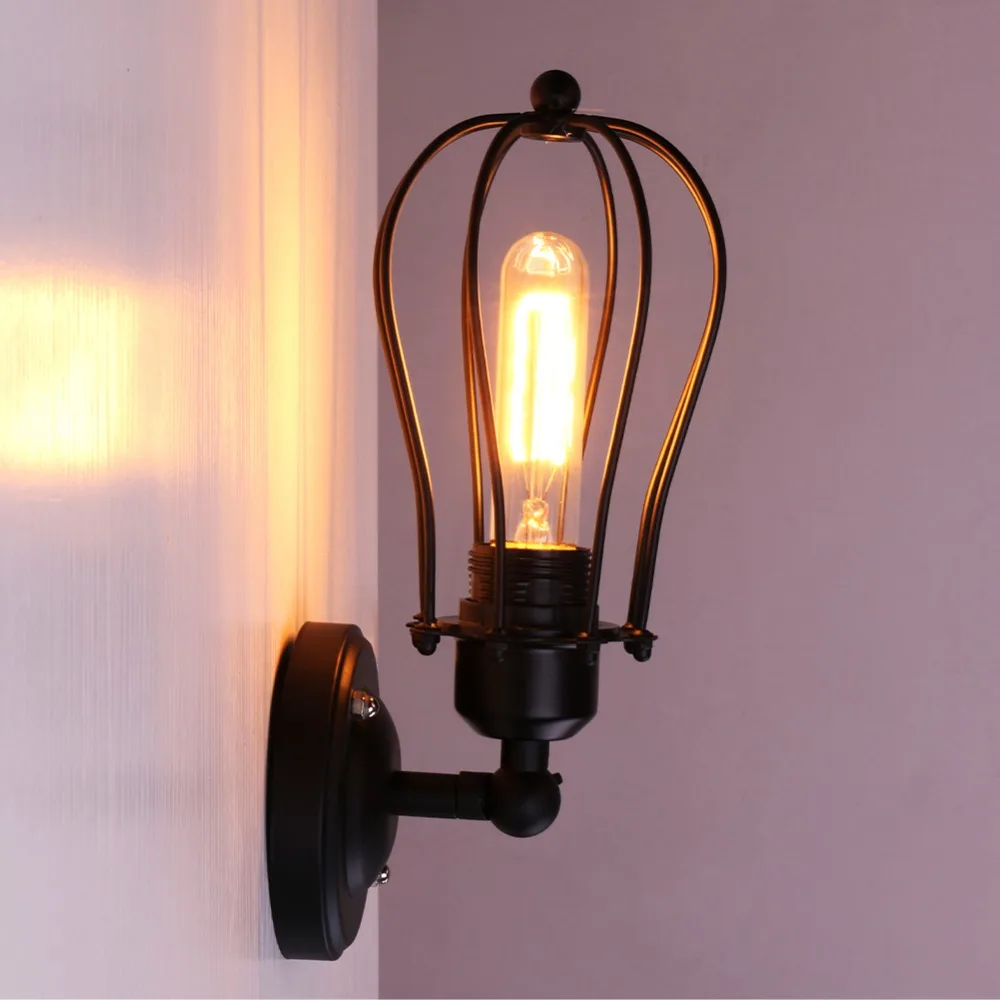 

Wall Lamp Light Industrial Retro Creative Edison Single Head Grapefruit Wall Lamp The Cafe Bars Personality Wall Lamp