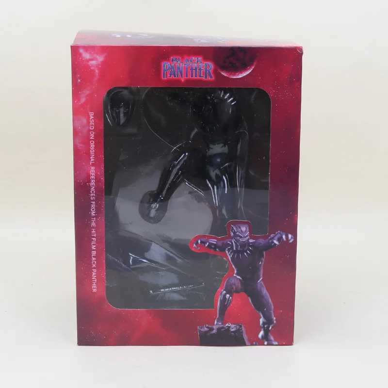 17cm panther box 13 см Marvel игрушки в виде супер героя Человек-Паук серии Venom Эдвард Eddie Brock ПВХ фигурка Удивительный Человек-паук Веном модель игрушки - Цвет: 17cm panther box