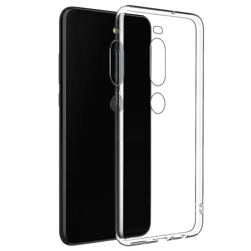 Полноразмерный защитный чехол для Meizu X8 прозрачный индивидуальный мягкий