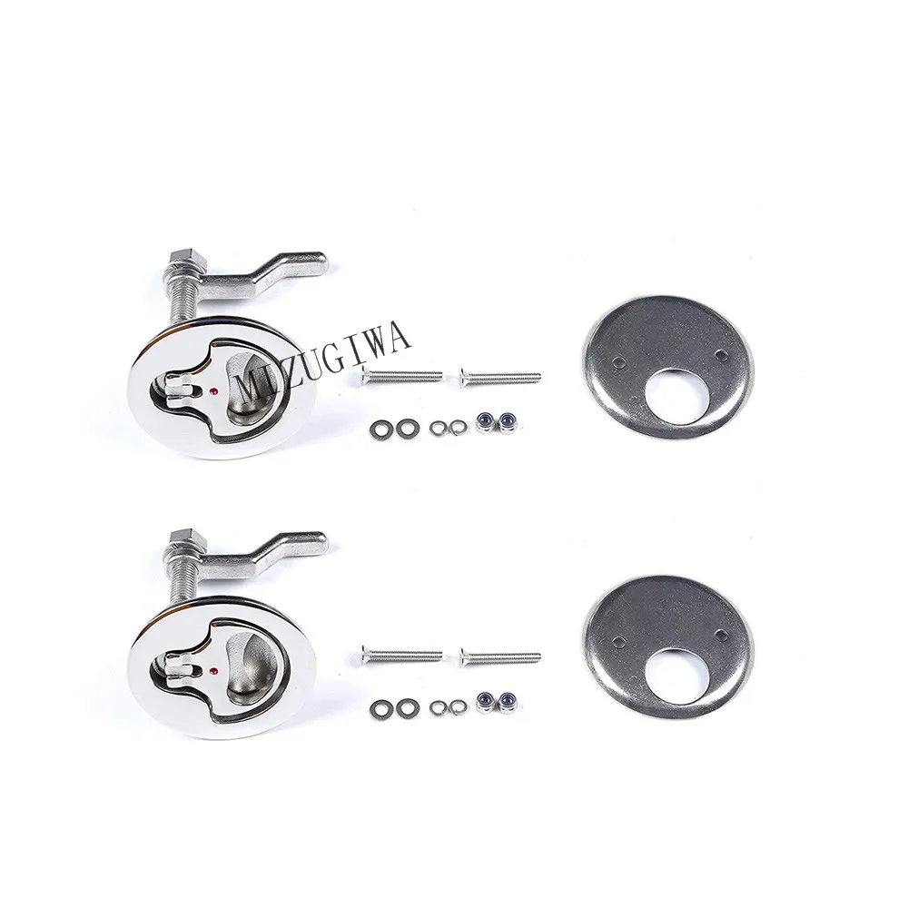 Marine Cam Latch Boat Latch Pull Deck Latch Lift Handle with Back Plate
