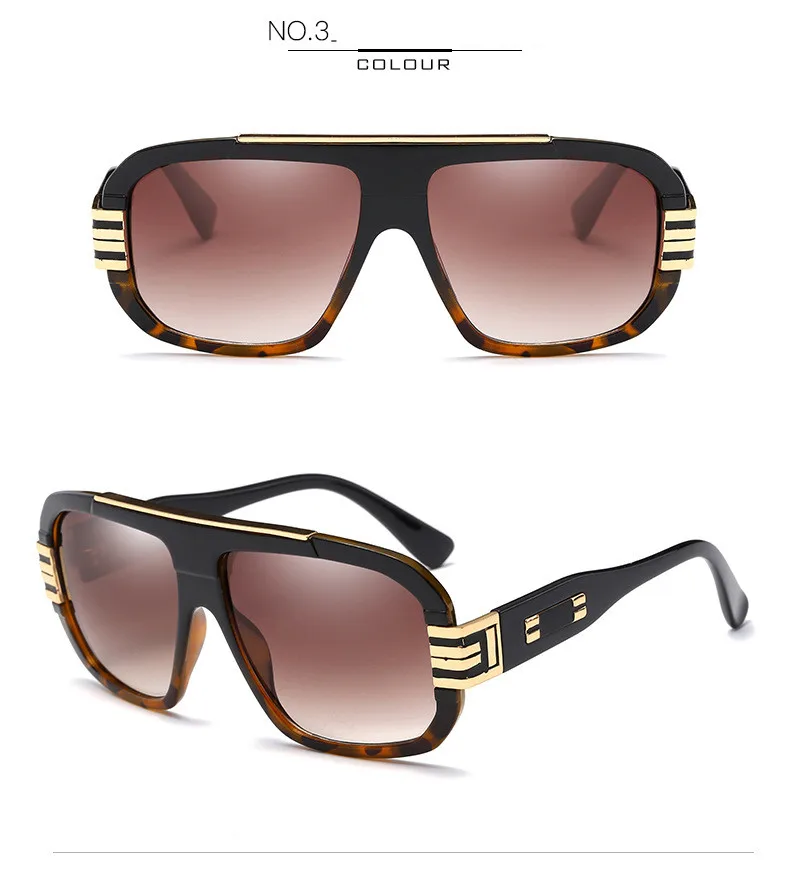 High Quality New Popular Sunglasses Men Brand Designer 2017 Retro Sun Glasses For men Male Sunglass Luxury Mirror UV400 (9)