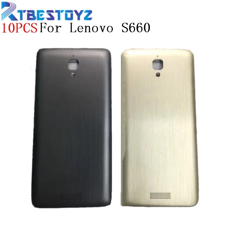 

10PCS/Lot Original New Metal Battery Door Back Cover Housing Case For Lenovo S660 S668T With Logo