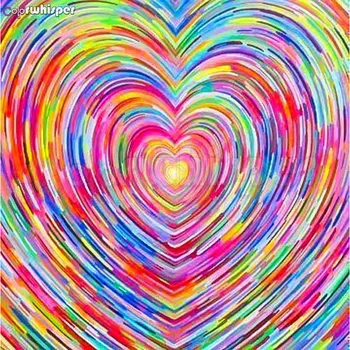 

ColorWhisper Daimond Painting Full Square/ Round "Heart-shaped Colourful" Diamond Rhinestone Crystal Cross Stitch Mosaic 761DP