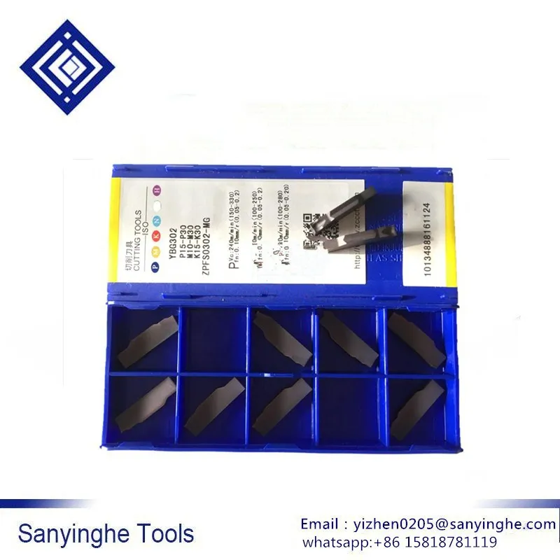 

ZPFS0302-MG YBG302 free shipping high quality cnc blade cnc carbide turning inserts parting & grooving inserts (10pcs/lots)