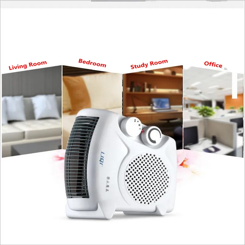 3 Gear Mini Electric Warm Air Blower Electric Air Heater Room Fan