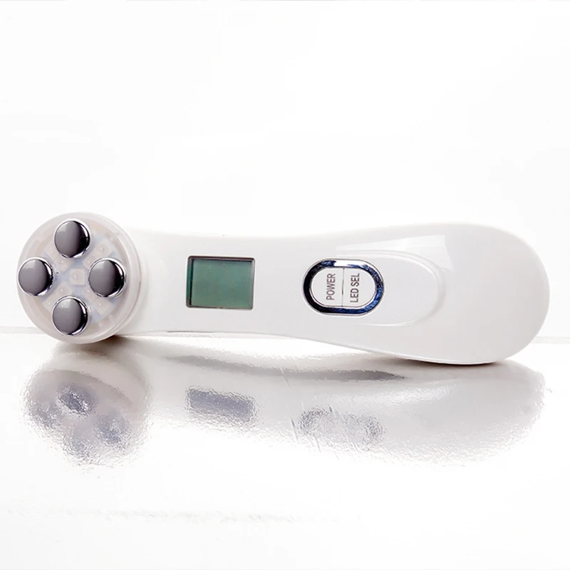  5 Color LED Photon Electroporation RF Face Beauty Massage Radio Frequency Face Lift Skin Rejuvenati