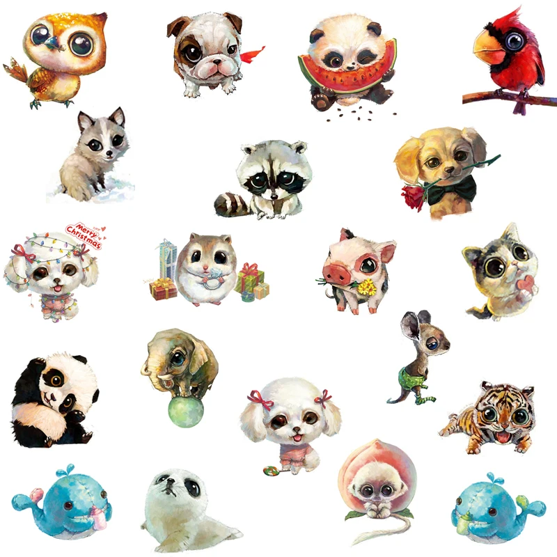 

1 PC Painting Animals Acrylic Badges Kawaii Pin Badge Backpack Brooch