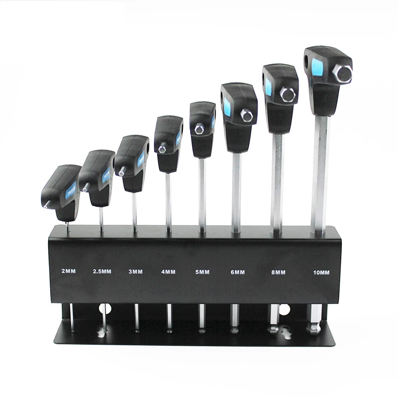 

UpperX 8 Pcs Cycling Bike Hex Wrench Kit Hexagon Combination Hex Key Screwdriver Hand Bicycle Repair Remover Multi Tools Sets