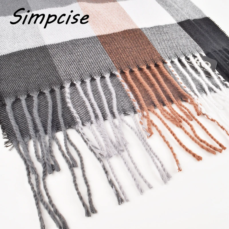 32*170cm Winter Warm Classical Striped Hot Men Scarf Tassels Scarves Unisex Scarves New Fashion Design A3A17739 mens dress scarf