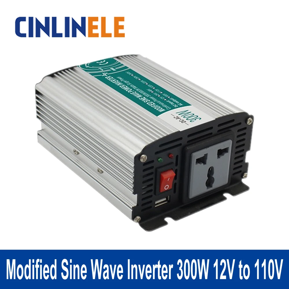  Modified Sine Wave Inverter  300W CLM300A 121 DC 12V to AC 