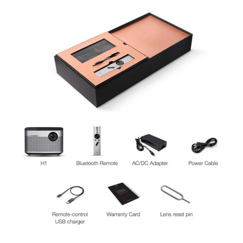 XGIMI H1 Projector 300 Inch Full HD 1080P 3D 3GB/16GB Android 5.1 Home Theater HDMI WIFI Hifi Bluetooth Portable No-Screen TV