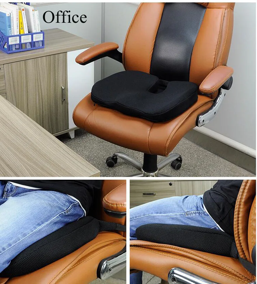 High quality Memory  Foam Non-slip Cushion Pad Inventories,Adjustable Car Seat Cushions,Adult Car Seat Booster Cushions