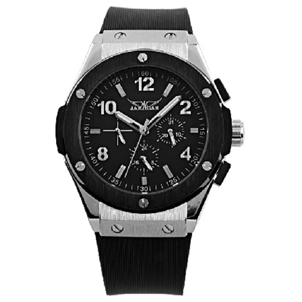 

Mechanical Men's Watches relogio masculino Trailing Empty Rubber Band Men Military Watch Clock Army Mechanical Watch YYY