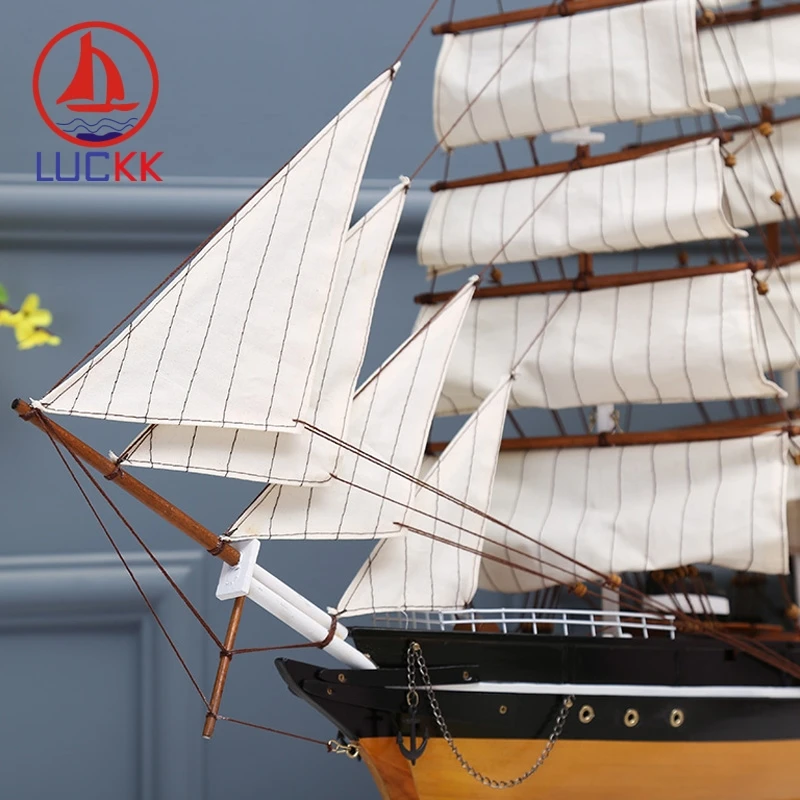 LUCKK 90 см CUTTY SARK деревянная модель корабля Burlywood нордическое домашнее украшение