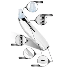 Роговой Вакуумный Очиститель черных точек удаления приспособления для лица от черных точек всасывания инструмент для очищения кожи