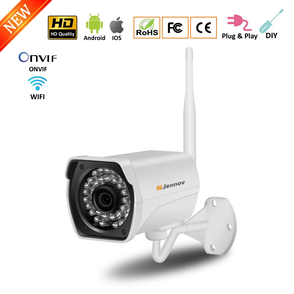 

Onvif Wifi ip Camera Outdoor CCTV 1080p Security Camera Wifi Outdoor With Night Vision Security Camara Wi fi Waterproof HD IpCam