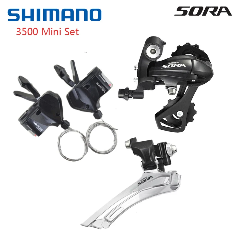 Shimano Sora 3500 дорожный набор велосипедных компонентов группа набор велосипедных подъездных поездов 2x9 скоростей FD-3500 RD-3500 переключатель SL-3500