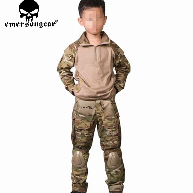 Emersongear G3 MC детский Тактический Костюм камуфляжный спортивный костюм для охоты