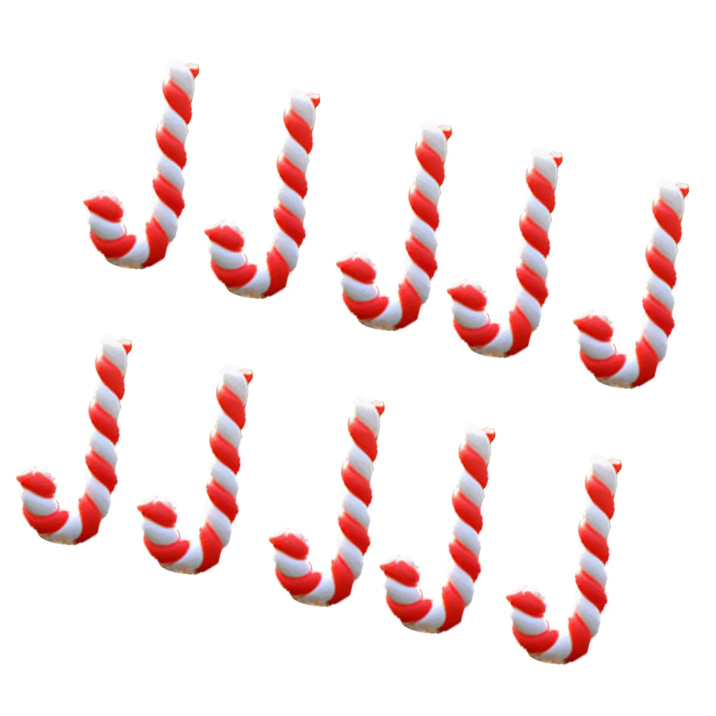10 pcs Mini Resin Bonsai Micro Landscape Garden DIY Decoration Red Crutch
