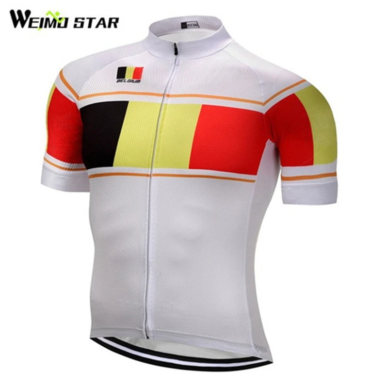 

2018 Pro Team Country Belgium Cycling Jersey Men Short Sleeve Bicycle Cycling Clothing mtb Road Sport Bike Jersey Shirt