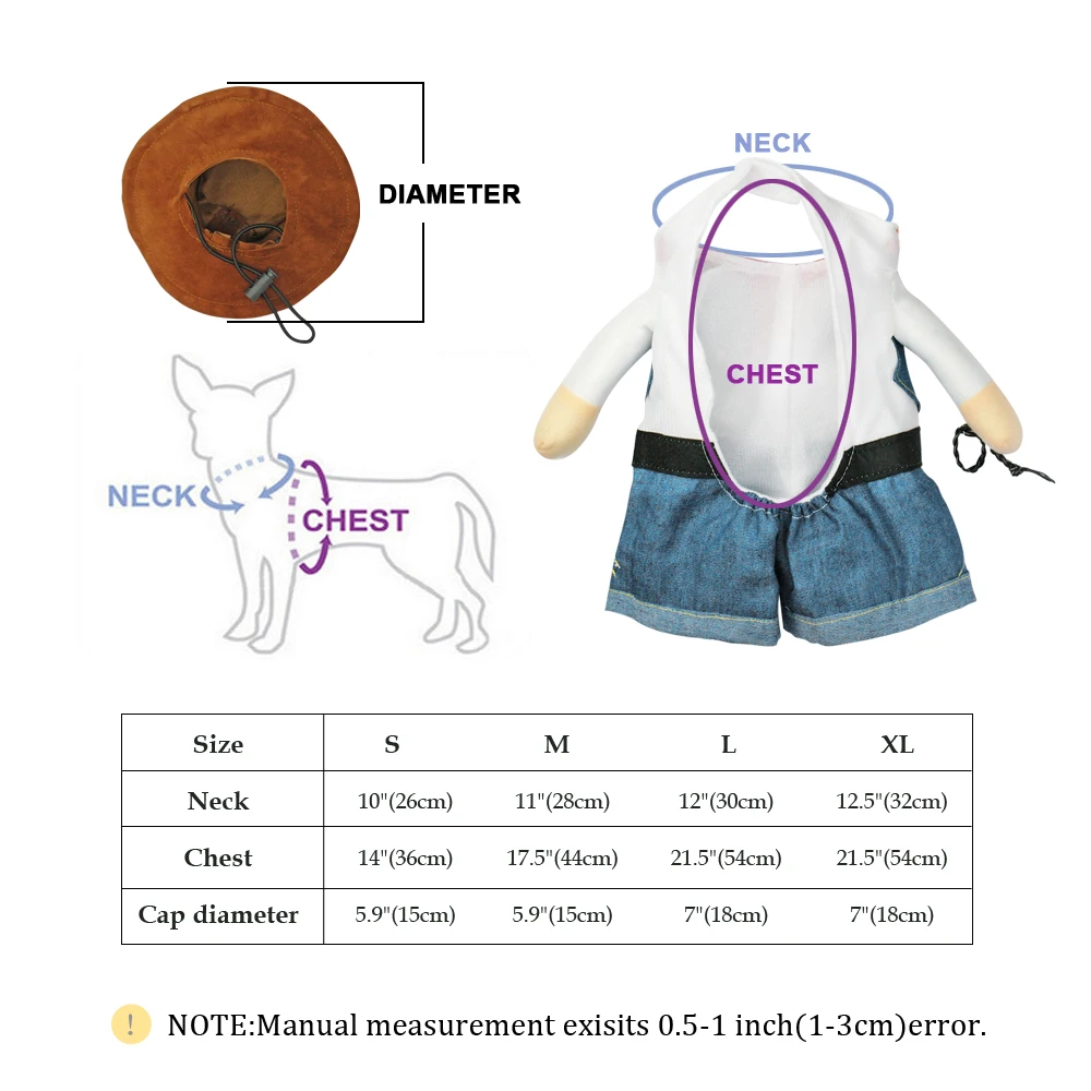 Одежда для собак, кошек, костюмы на Хэллоуин, костюм для домашних животных в ковбойском стиле, костюм для щенков, одежда для рождественской вечеринки, одежда для особых мероприятий, наряд для домашних животных