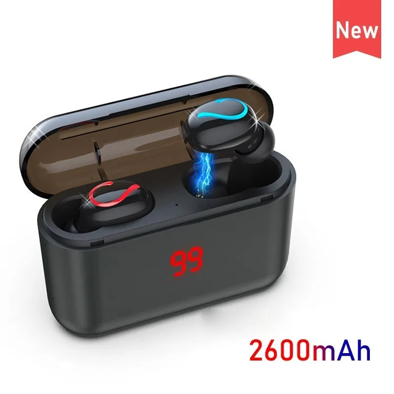 

New Bluetooth Auricolare Sport Cuffie Senza Fili Mini Auricolare Bluetooth Box Di Ricarica per Auricolari Del Telefono Mobile Wa