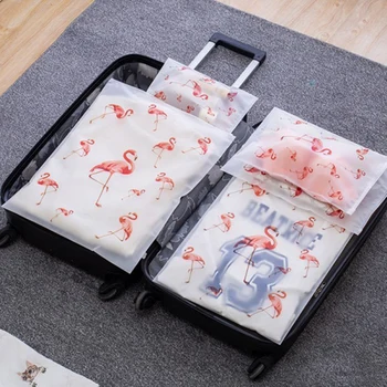 

Flamingo Cosmetic Bag Travel Accessories Organizer Packing Club Women Make Up Organizer Storage Pouch Toiletry Wash Beauty Kits