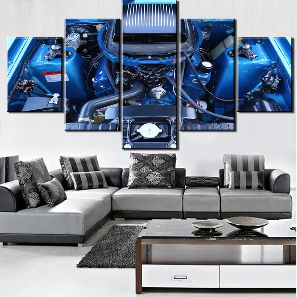 5 шт. HD принт Ford Falcon GT моторная живопись холст настенное художественное