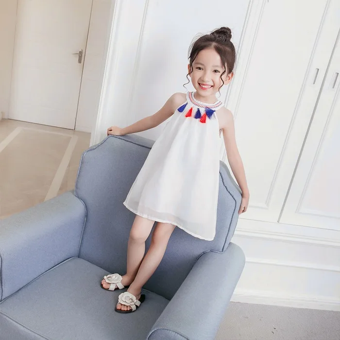 Kids'skirt Лето Girls'skirt Национальный стиль детский Слинг юбка А-образной юбкой