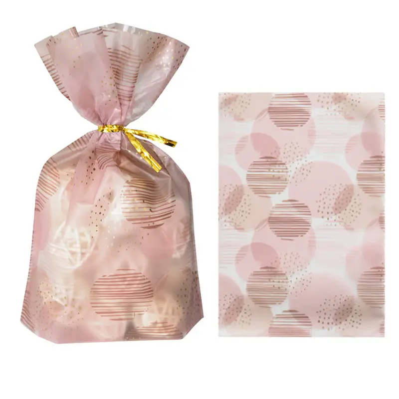  50Pcs Plume Plastic Bag Creative Cookie Candy Bags Wedding Birthday Favors Easter Birthday Party Sn - 32986585821