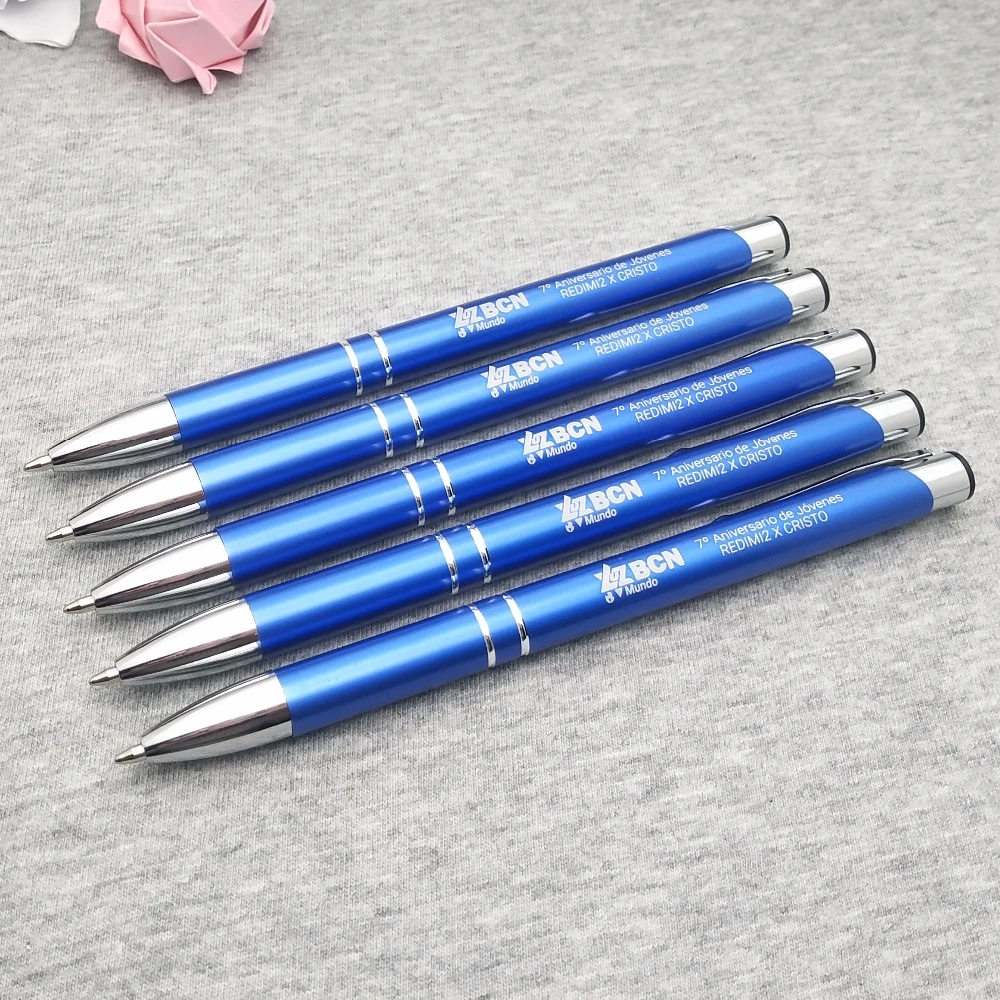 Personalized Silver /& Red Ballpoint Pen Custom Engraved Free Ships From USA