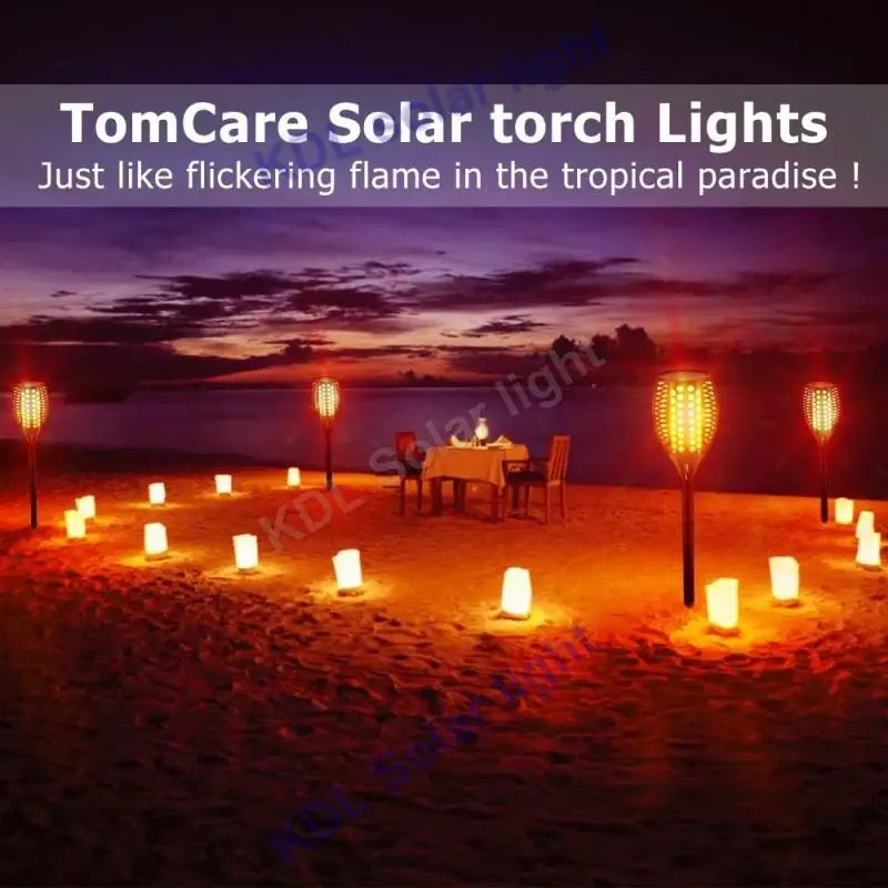 

3pcs/lot update Solar 96LEDs Lawn Dancing flame Torch Lights radar 3 working mode vs 55/48/38/20 led 1/2/4 PCS Solar lights Tor