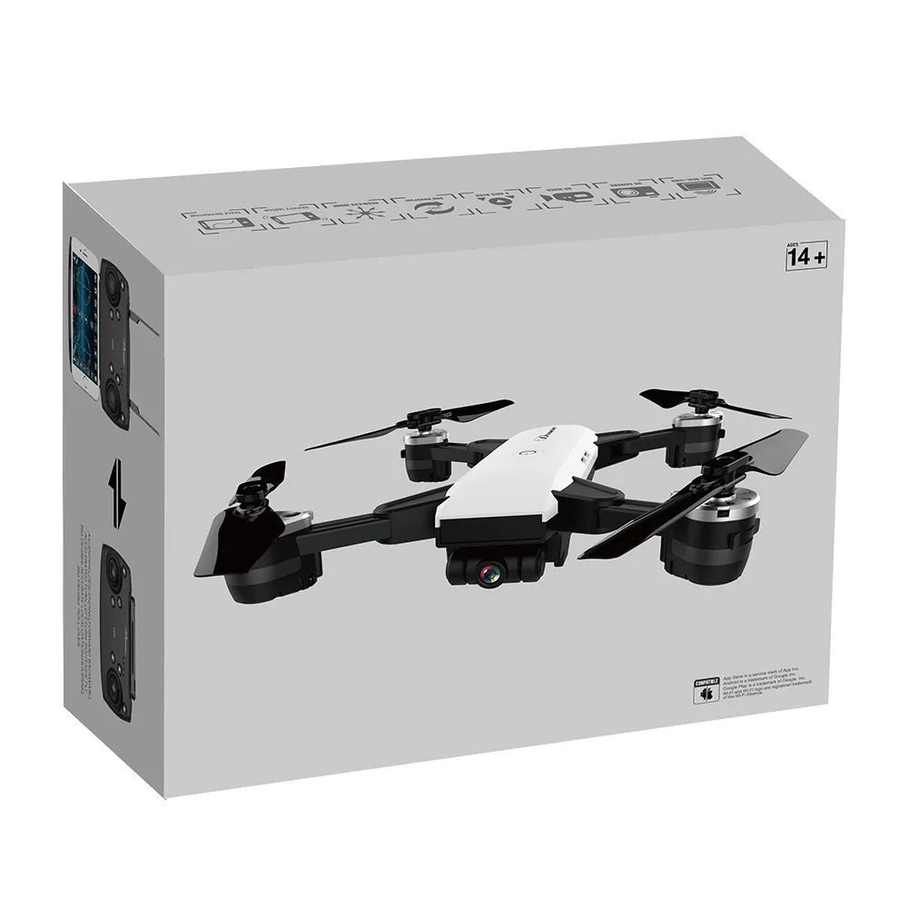 Новый складной мини селфи YH 19HW Drone с HD WI FI FPV Широкий формат Камера вертолет в