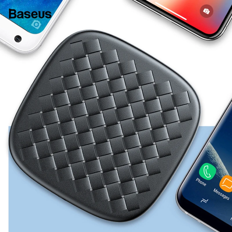 

Baseus 10W QI Wireless Charger For iPhone Xs Max X Samsung Huawei Mate 20 Pro Xiaomi Mix 3 2s Fast Wirless Wireless Charging Pad